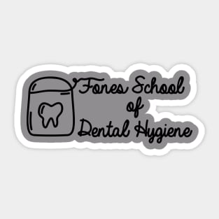 Fones School of Dental Hygiene Sticker